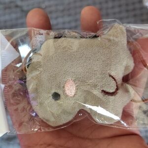 3 pack of Plush dinosaur keycahin